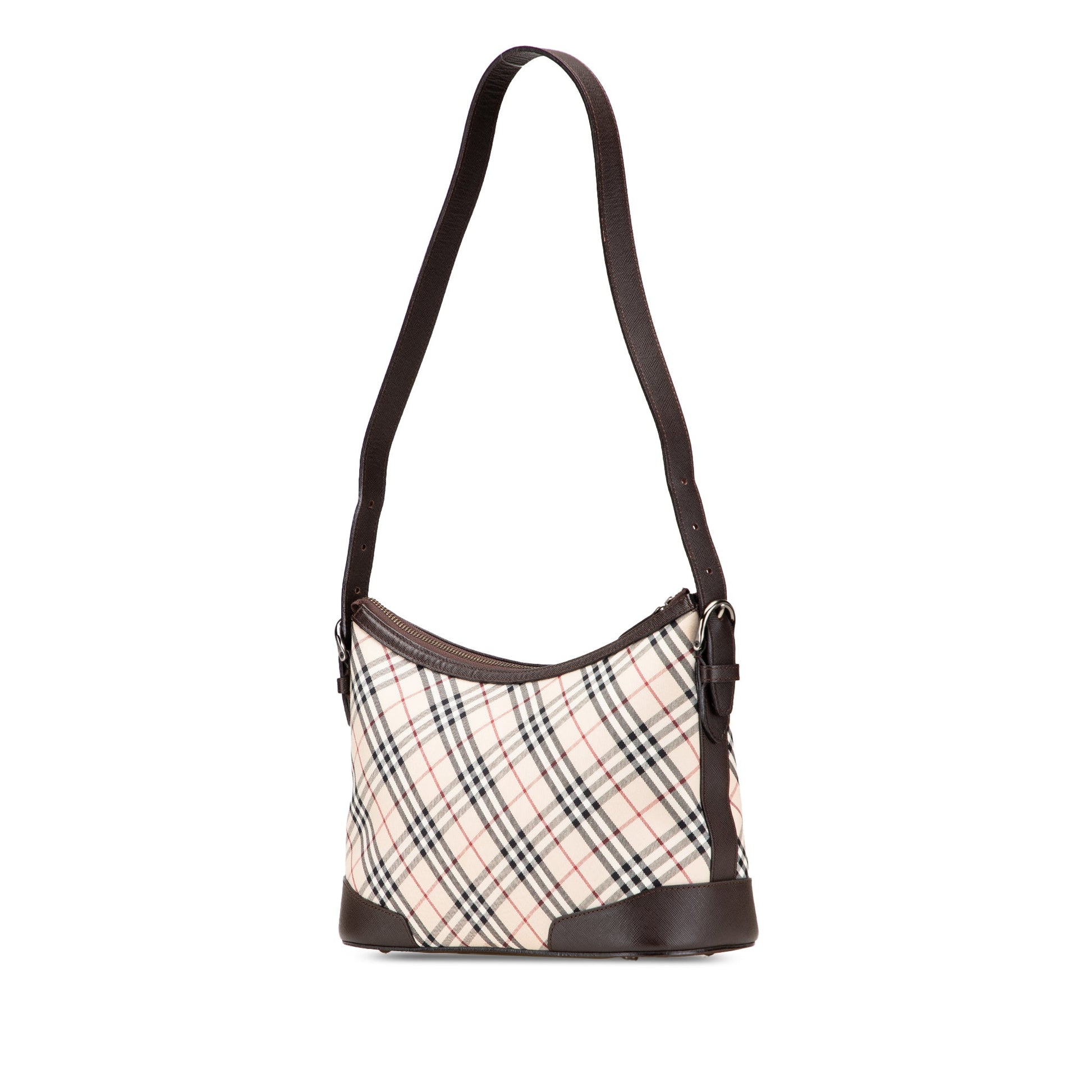 Burberry Nova Check Canvas Shoulder Bag