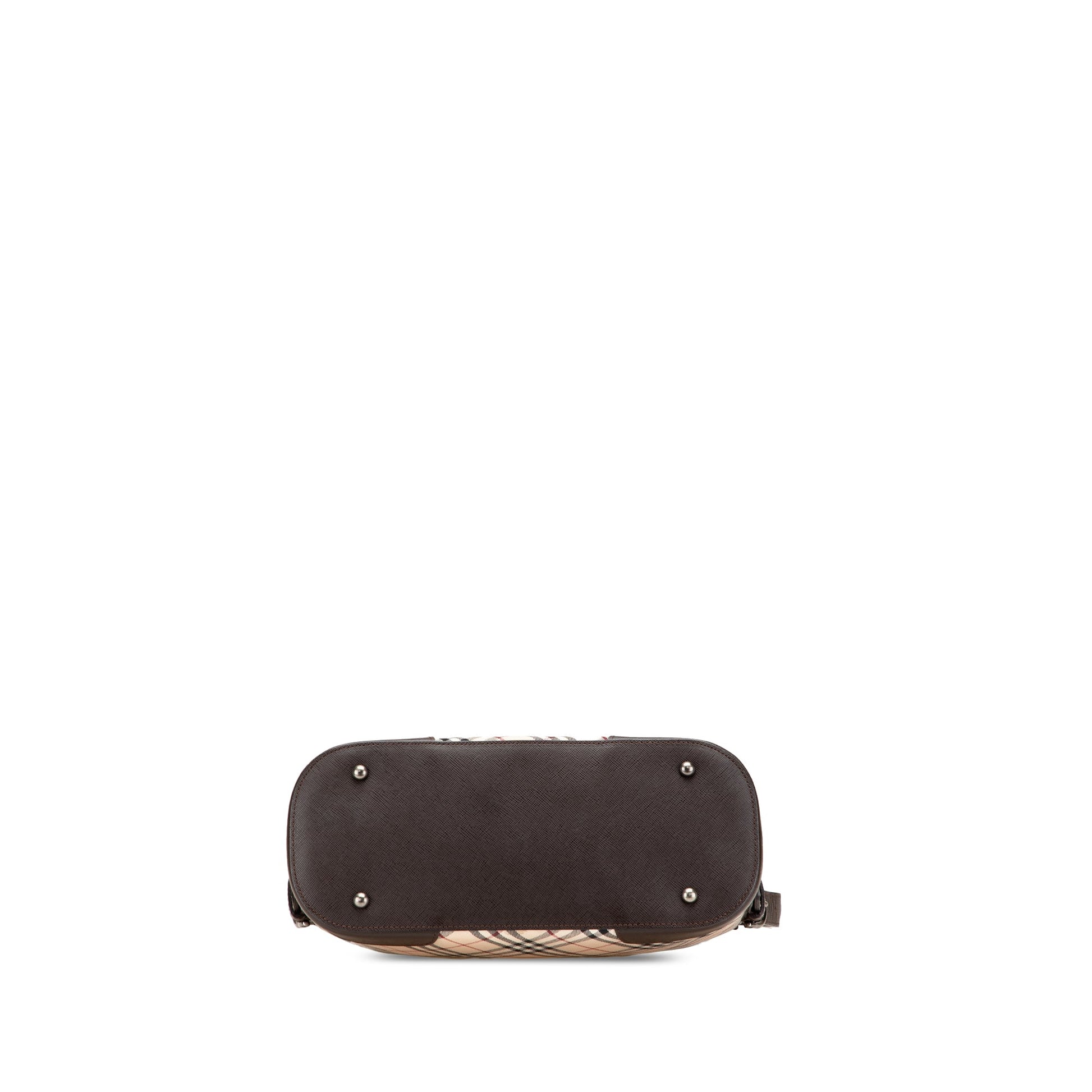 Burberry Nova Check Canvas Shoulder Bag