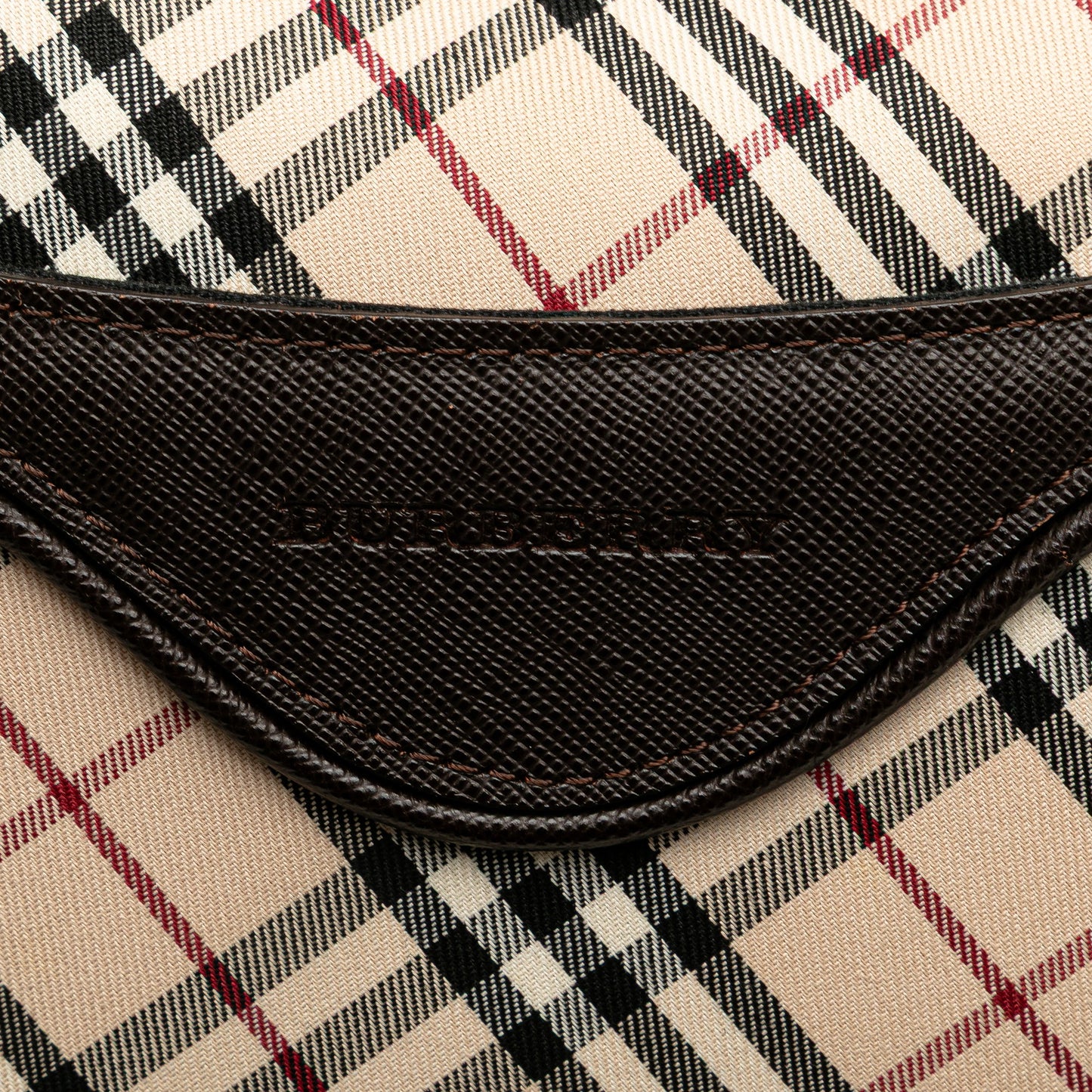 Burberry Nova Check Canvas Shoulder Bag