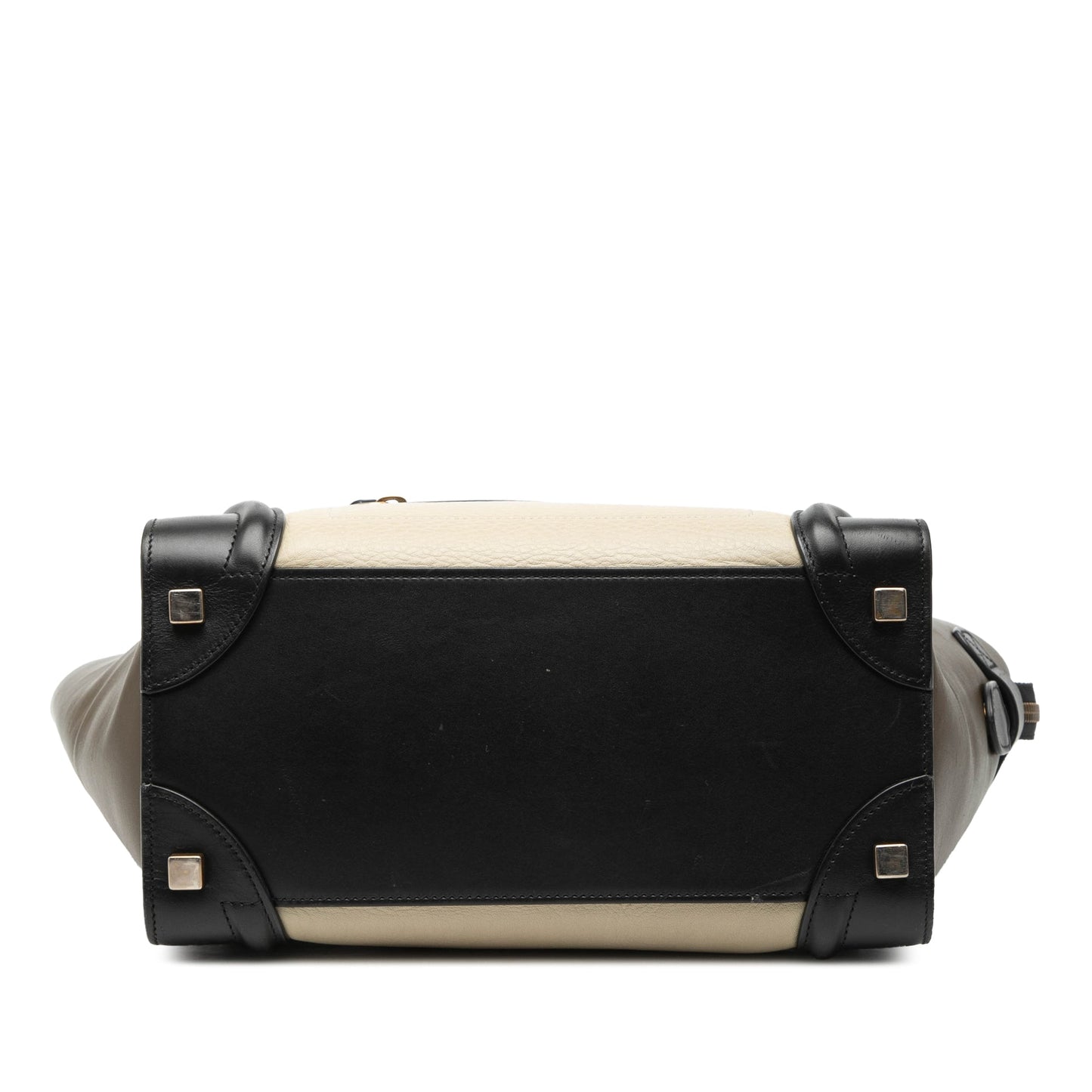 Celine Micro Tricolor Leather Luggage Tote