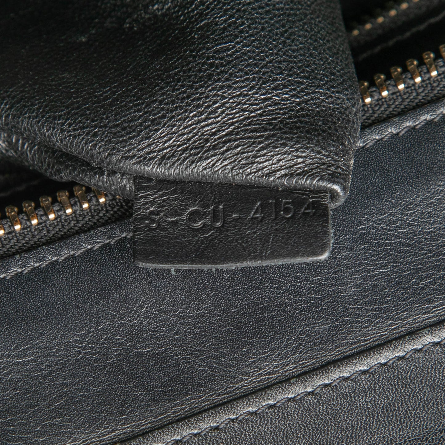 Celine Micro Tricolor Leather Luggage Tote