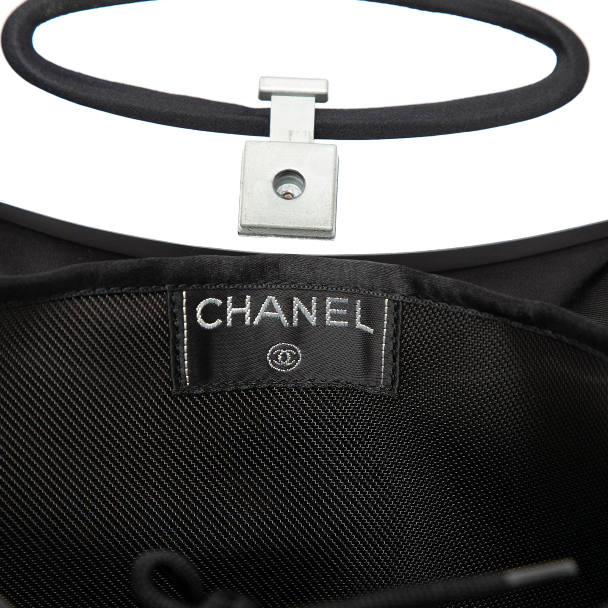 Chanel Printed Canvas Millennium 2005 Hard Case Hip Bag