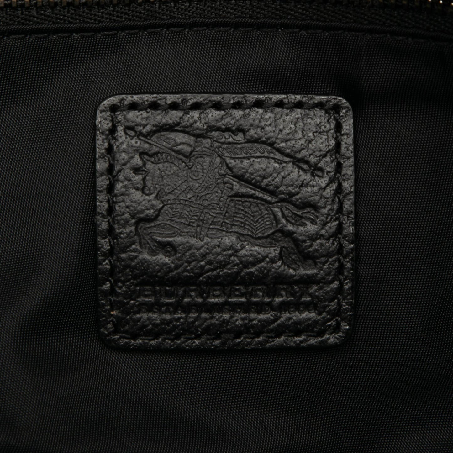 Burberry Tonal Check Nylon Shoulder Bag