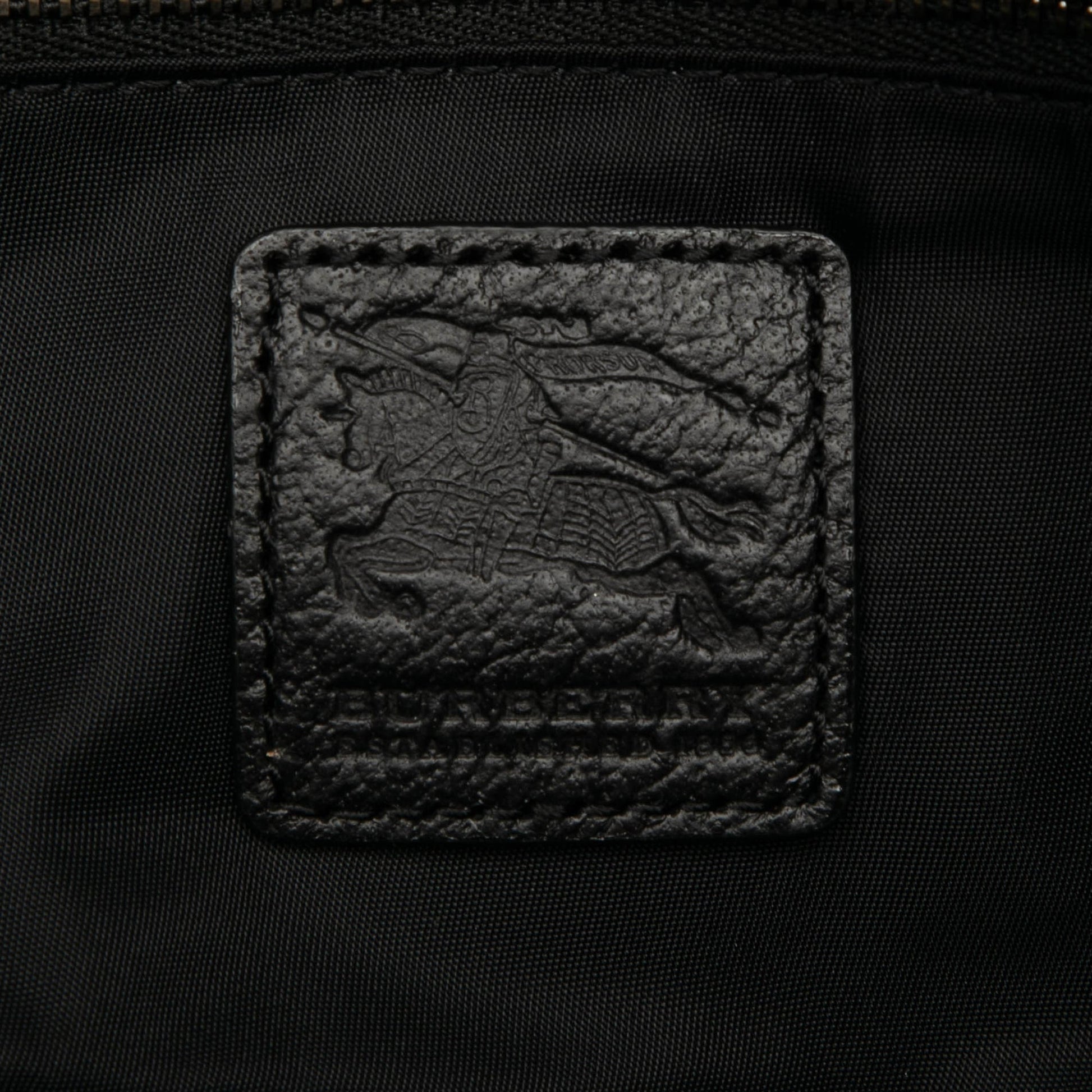 Burberry Tonal Check Nylon Shoulder Bag