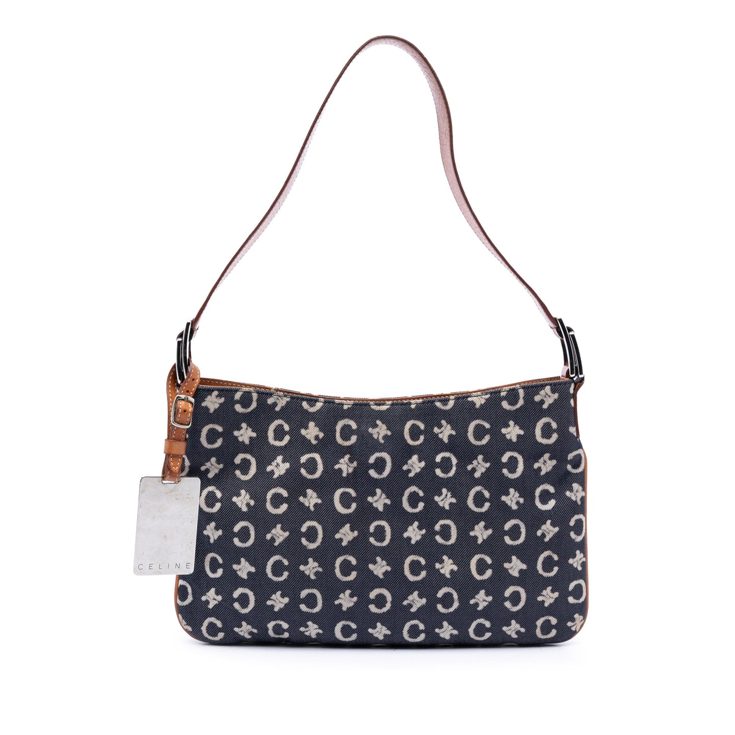 Celine C Macadam Denim Shoulder Bag