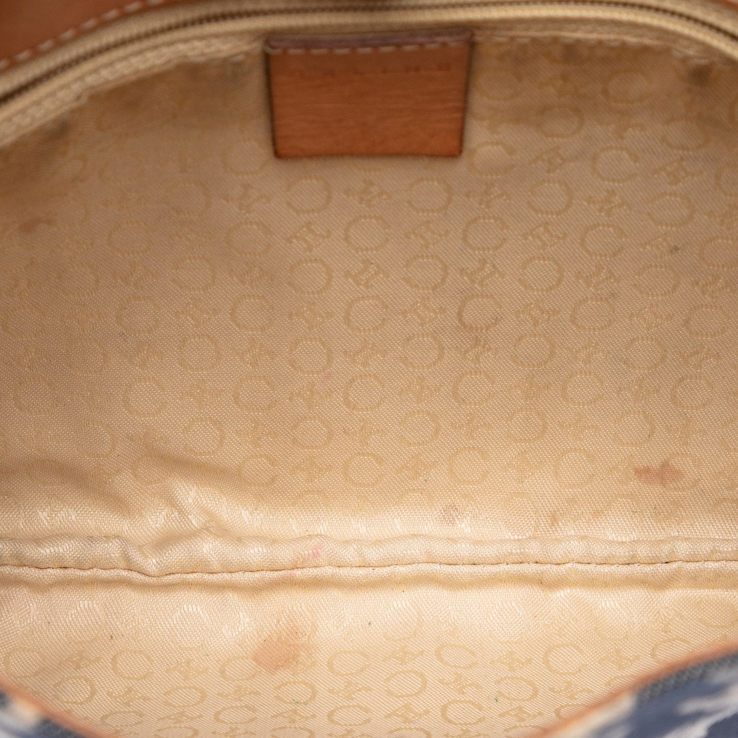 Celine C Macadam Denim Shoulder Bag