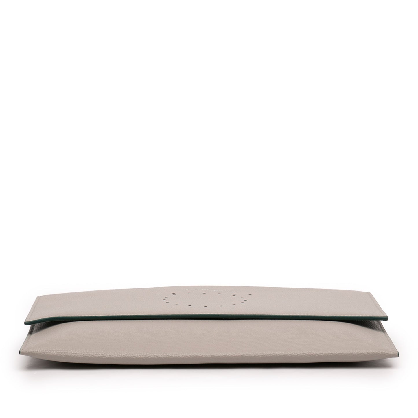 Leather Gancini Clutch