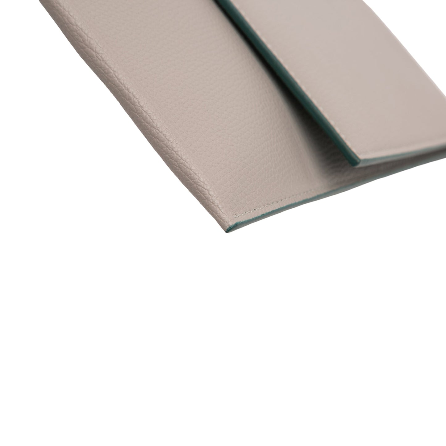 Leather Gancini Clutch