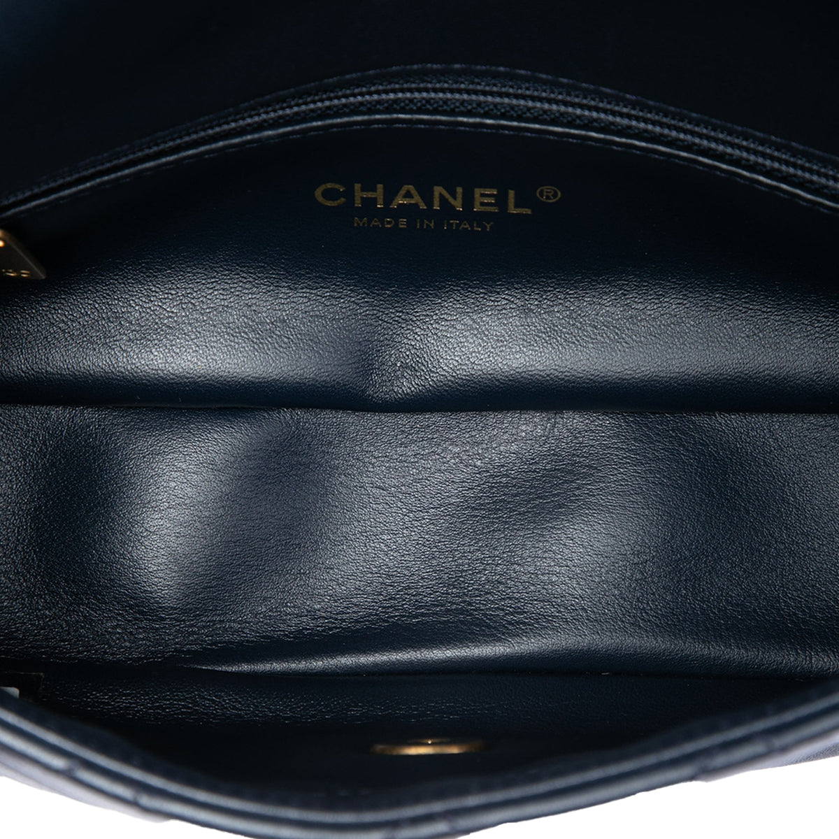 Chanel Quilted Lambskin Chain is More Flap — Black