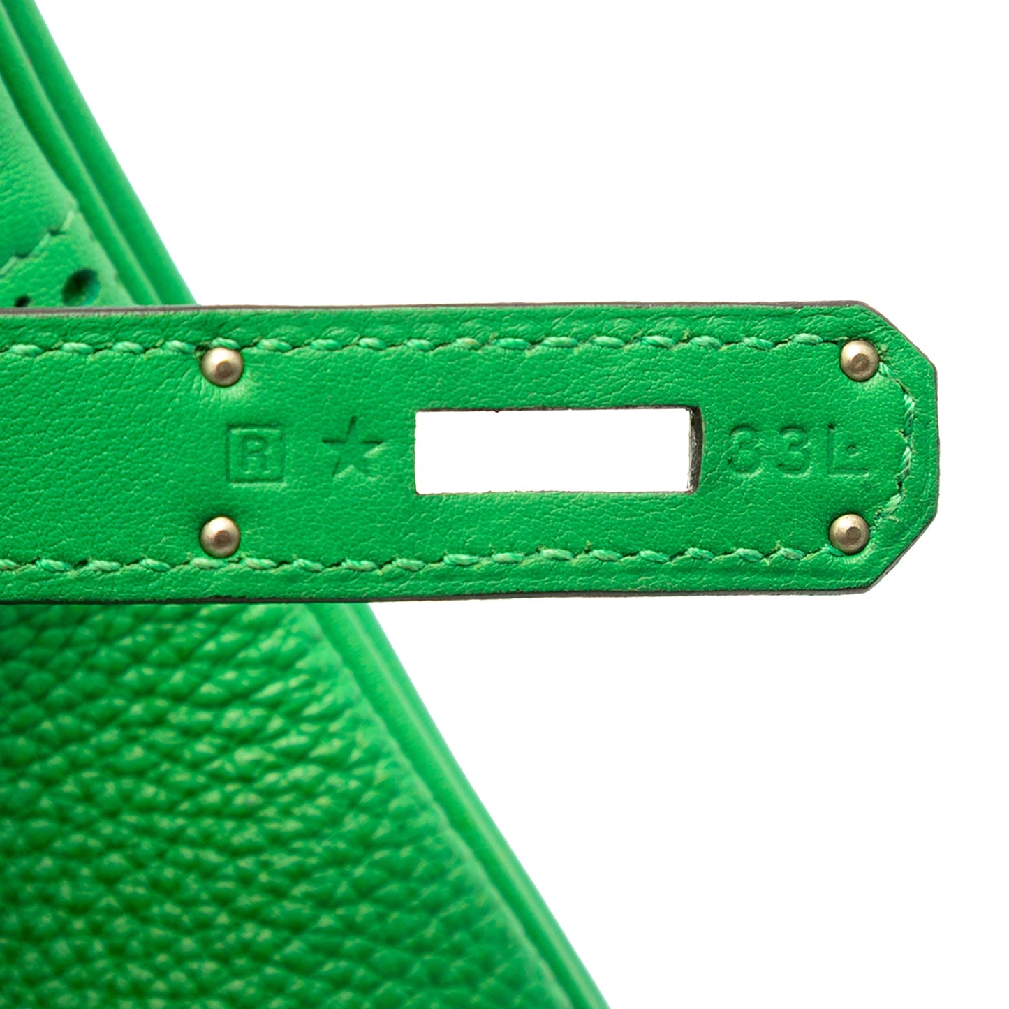Hermès Togo and Swift Ghillies Birkin Retourne 35