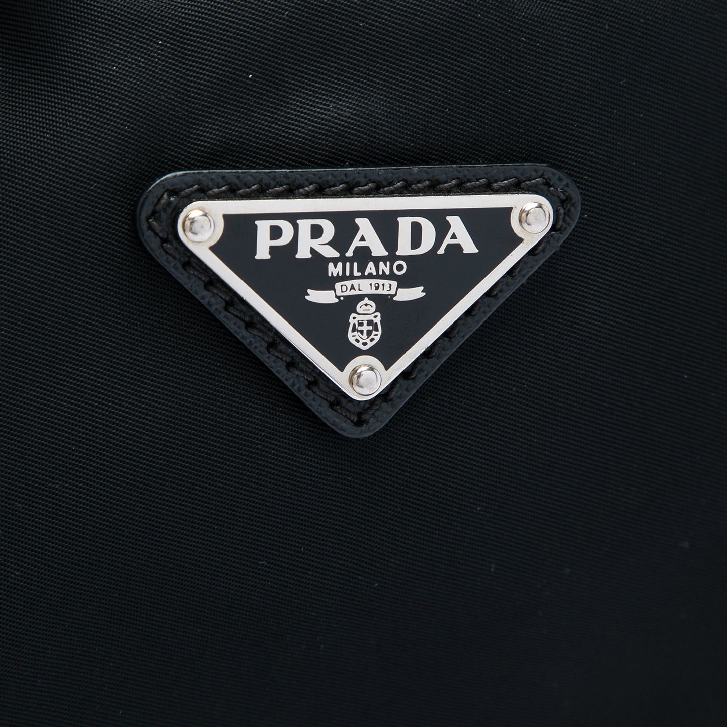 Prada Saffiano Trimmed Tessuto Fashion Doll Tote