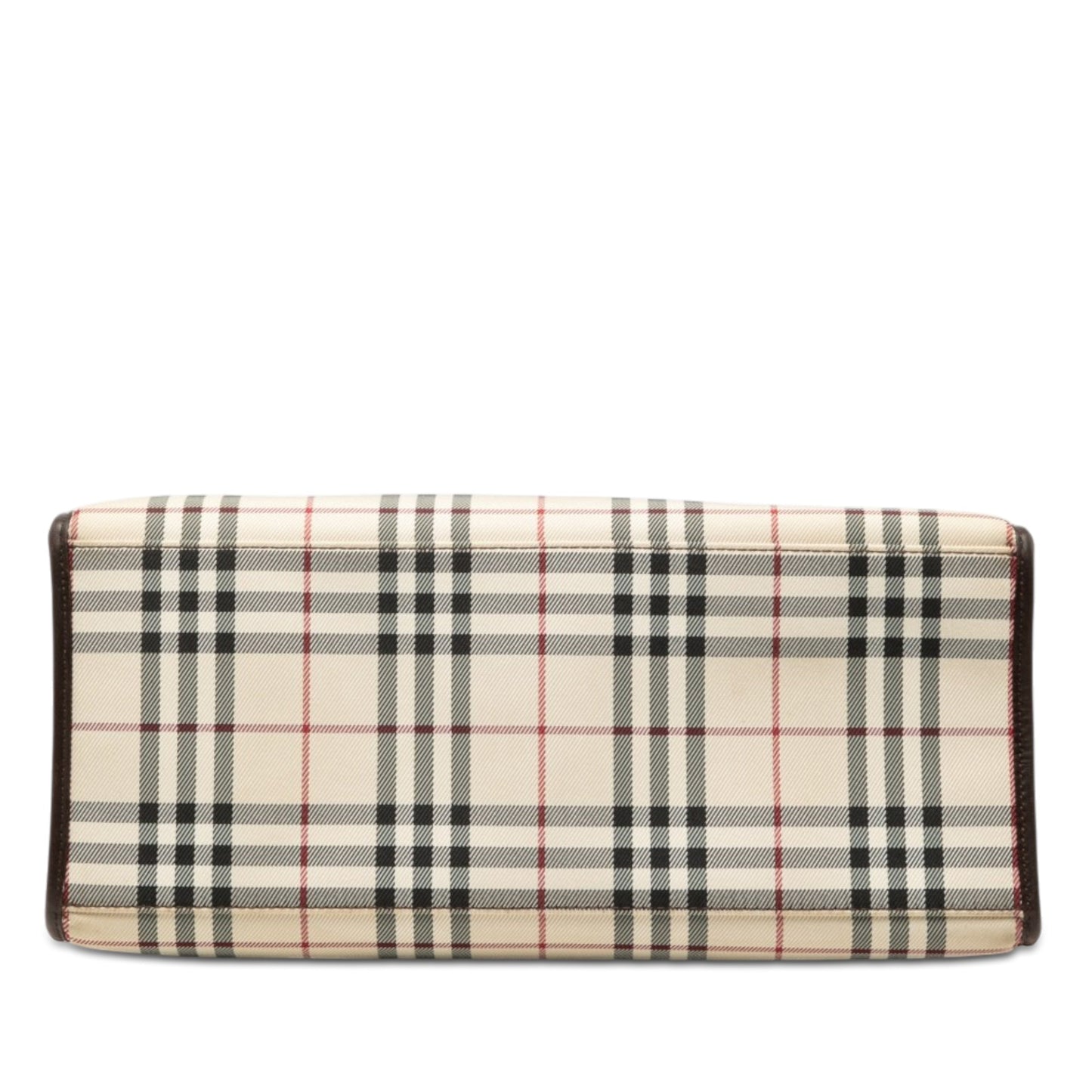 Burberry House Check Canvas Convertible Tote