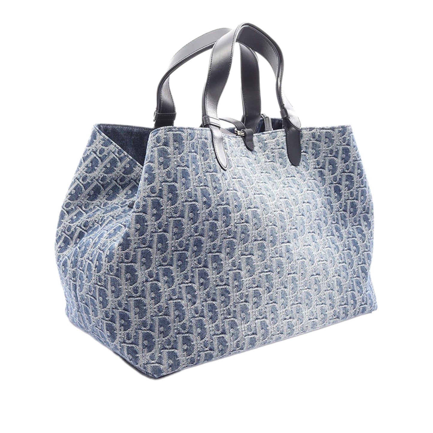 Dior Large Oblique Denim Toujours Tote