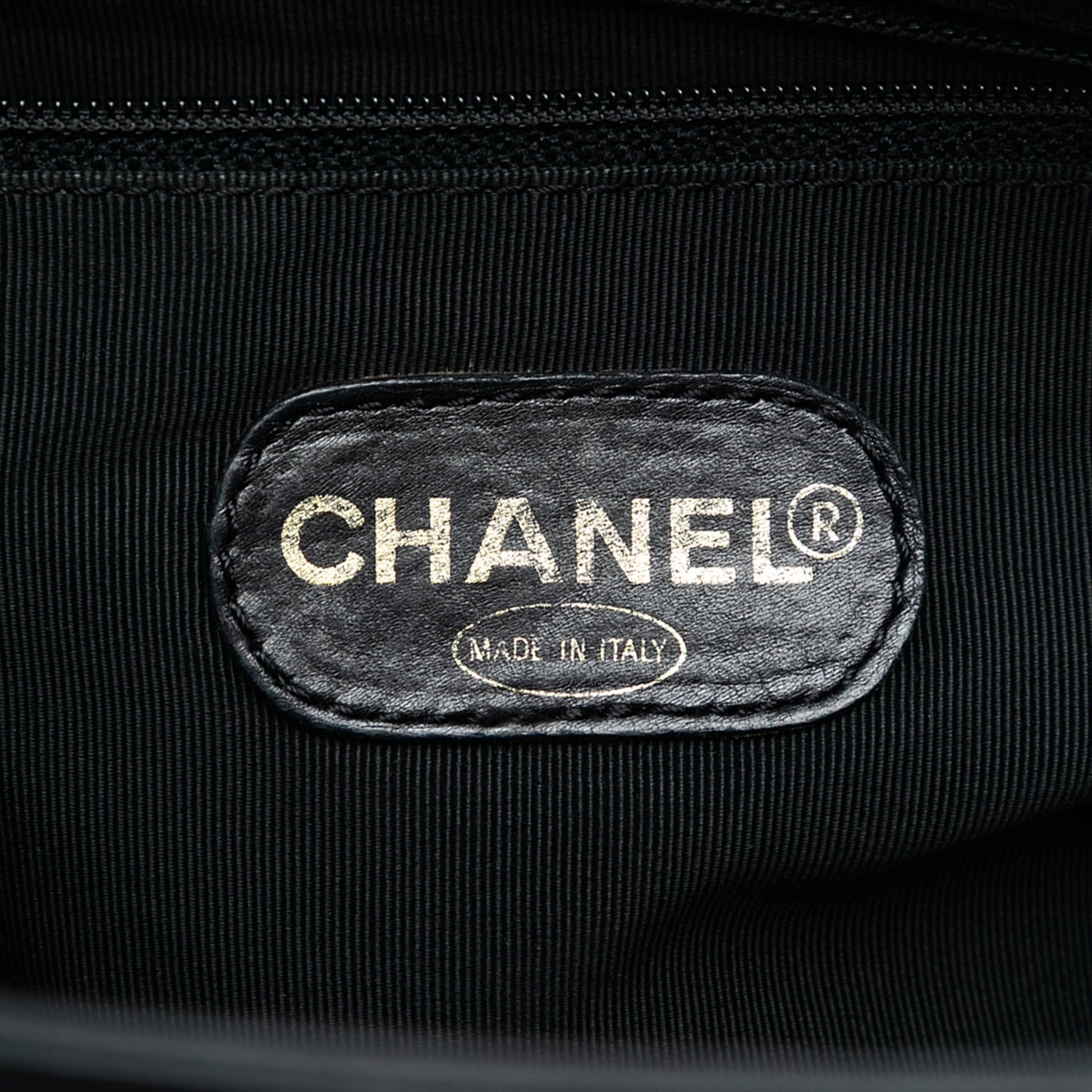 Chanel CC Caviar Tortoise Chain Tote