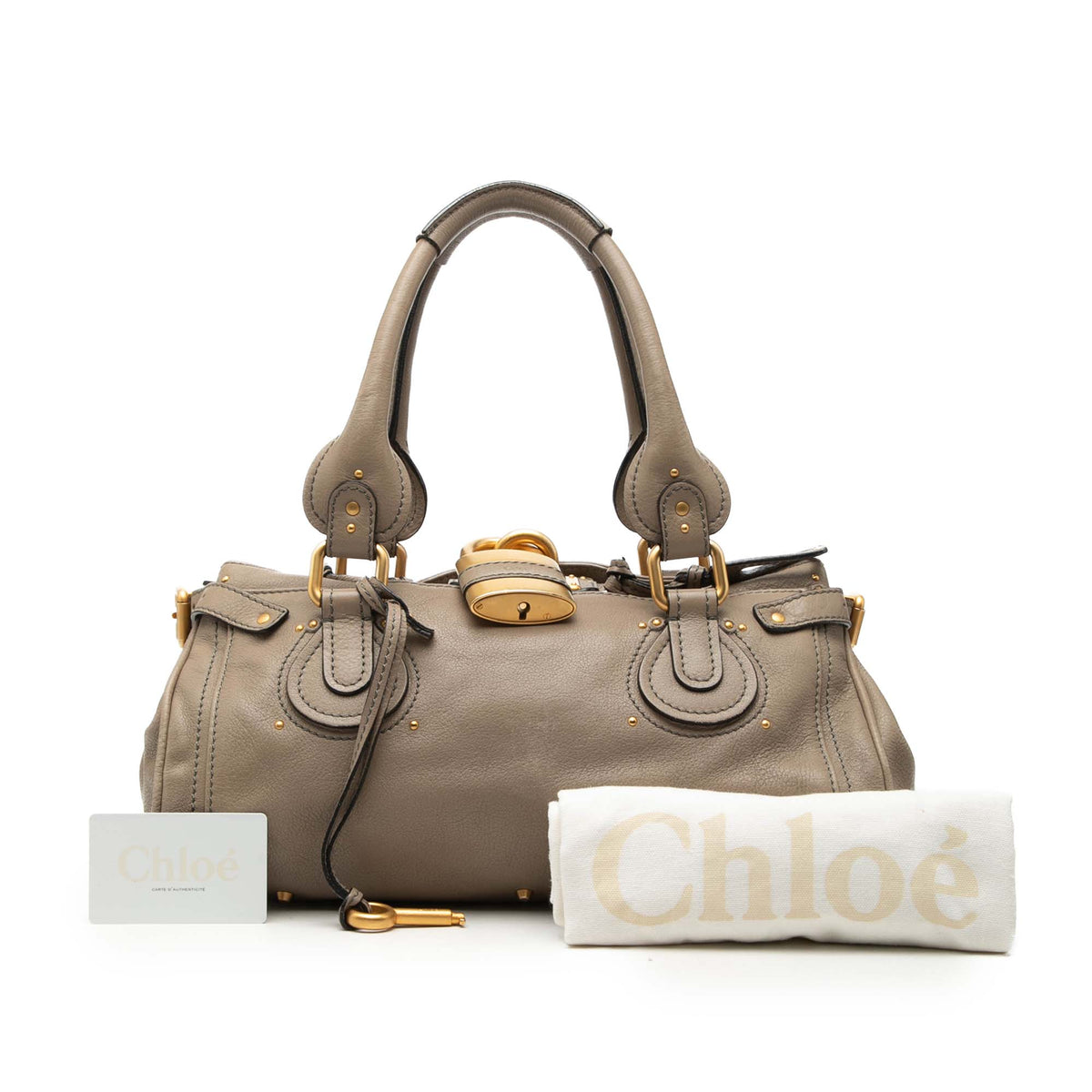 Chloé Medium Leather Paddington Handbag