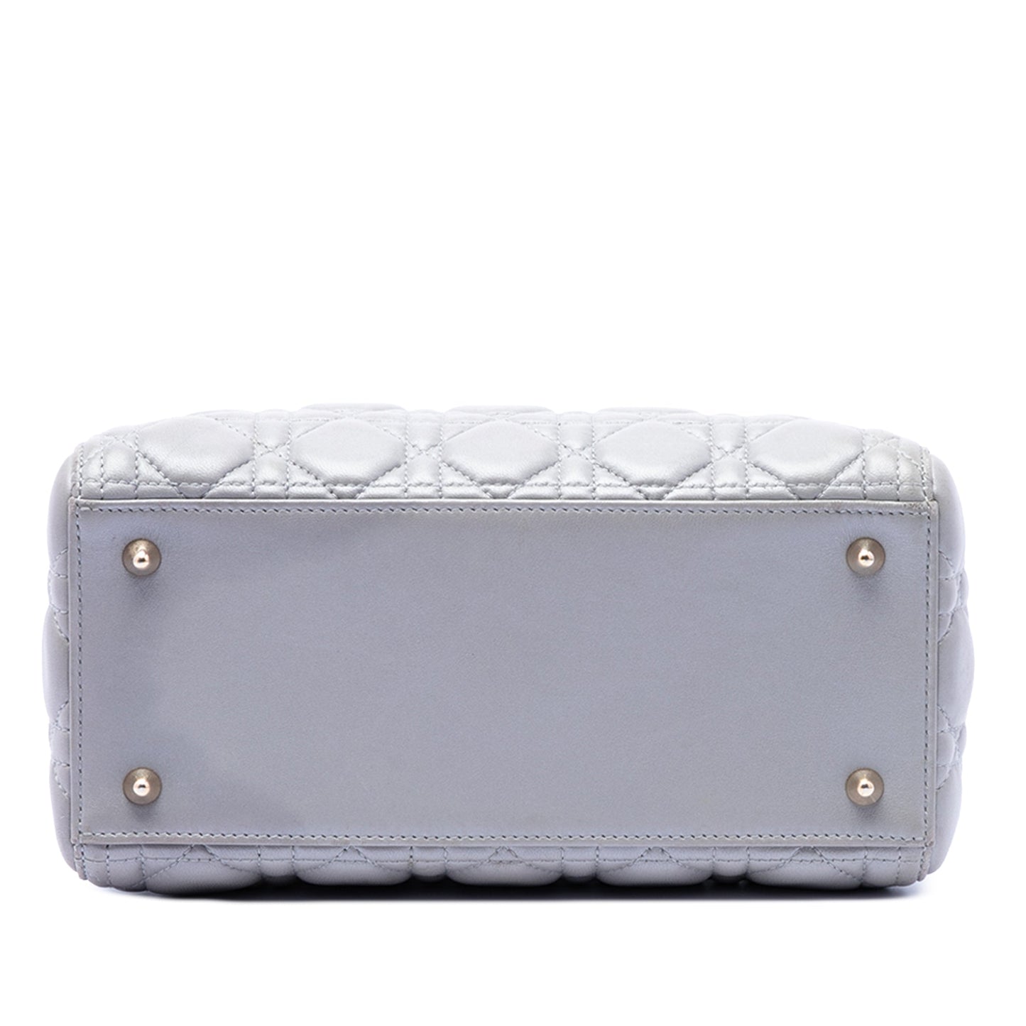 Dior Medium Pearlescent Lambskin Cannage Lady Dior