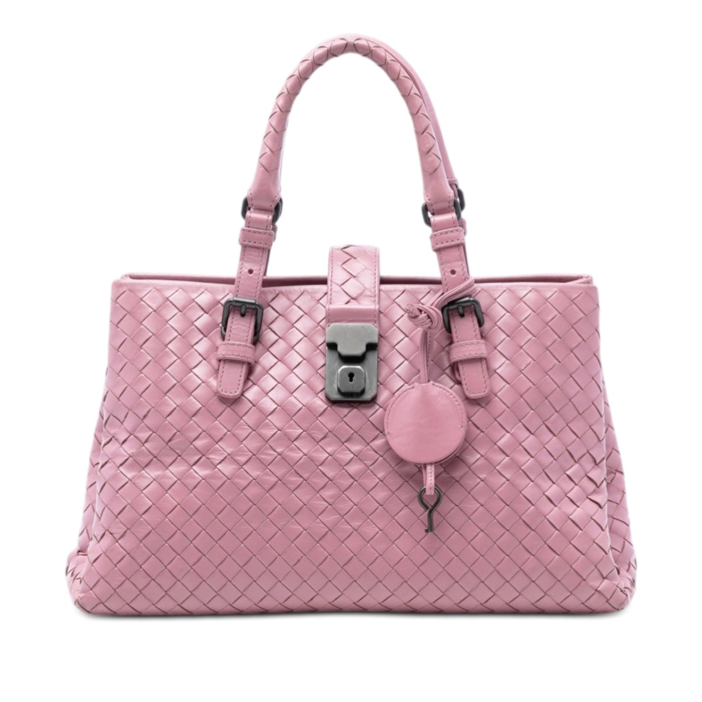 Bottega Veneta Small Nappa Intrecciato Roma Satchel