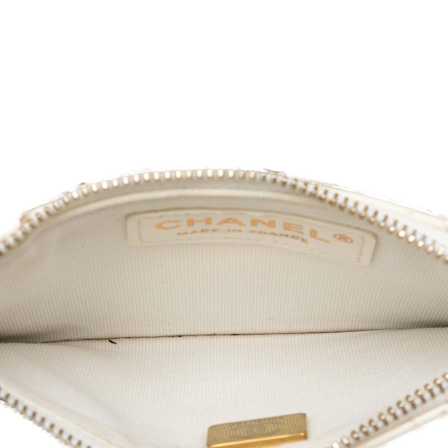Chanel CC Mini Raffia Effect Tweed Flap