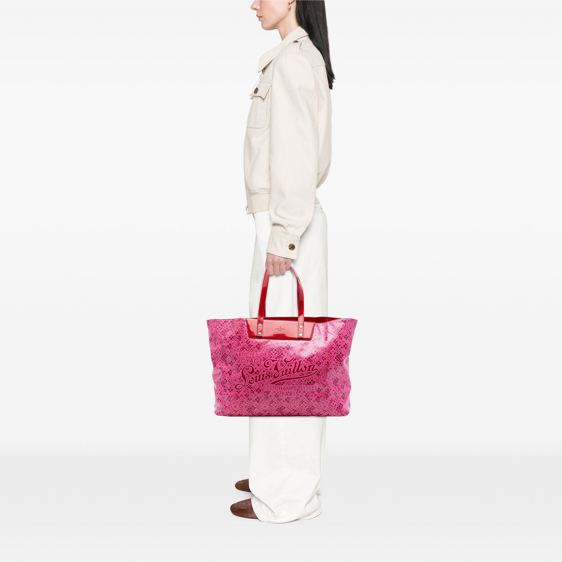 Louis Vuitton Takashi Murakami Coated Canvas Cosmic Blossom Tote GM