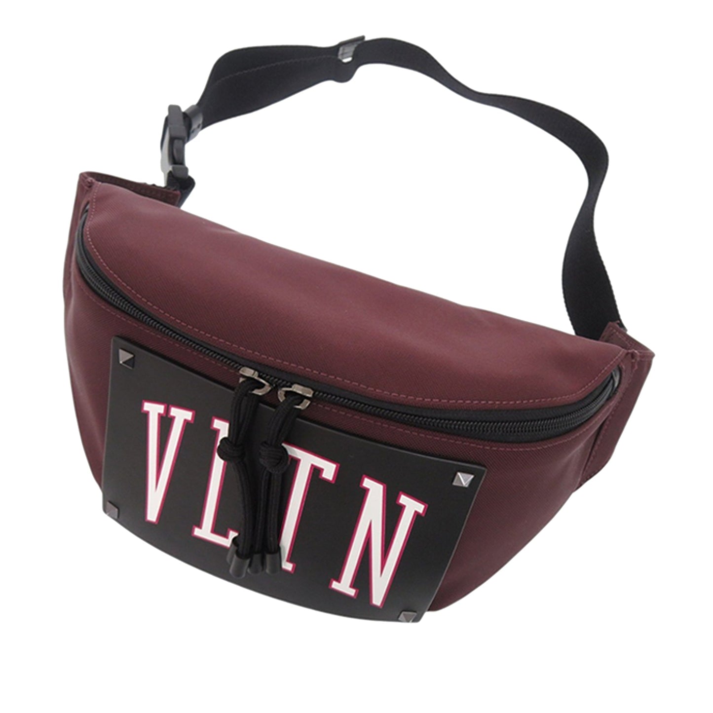 Valentino Nylon and Leather VLTN Rockstud Belt Bag
