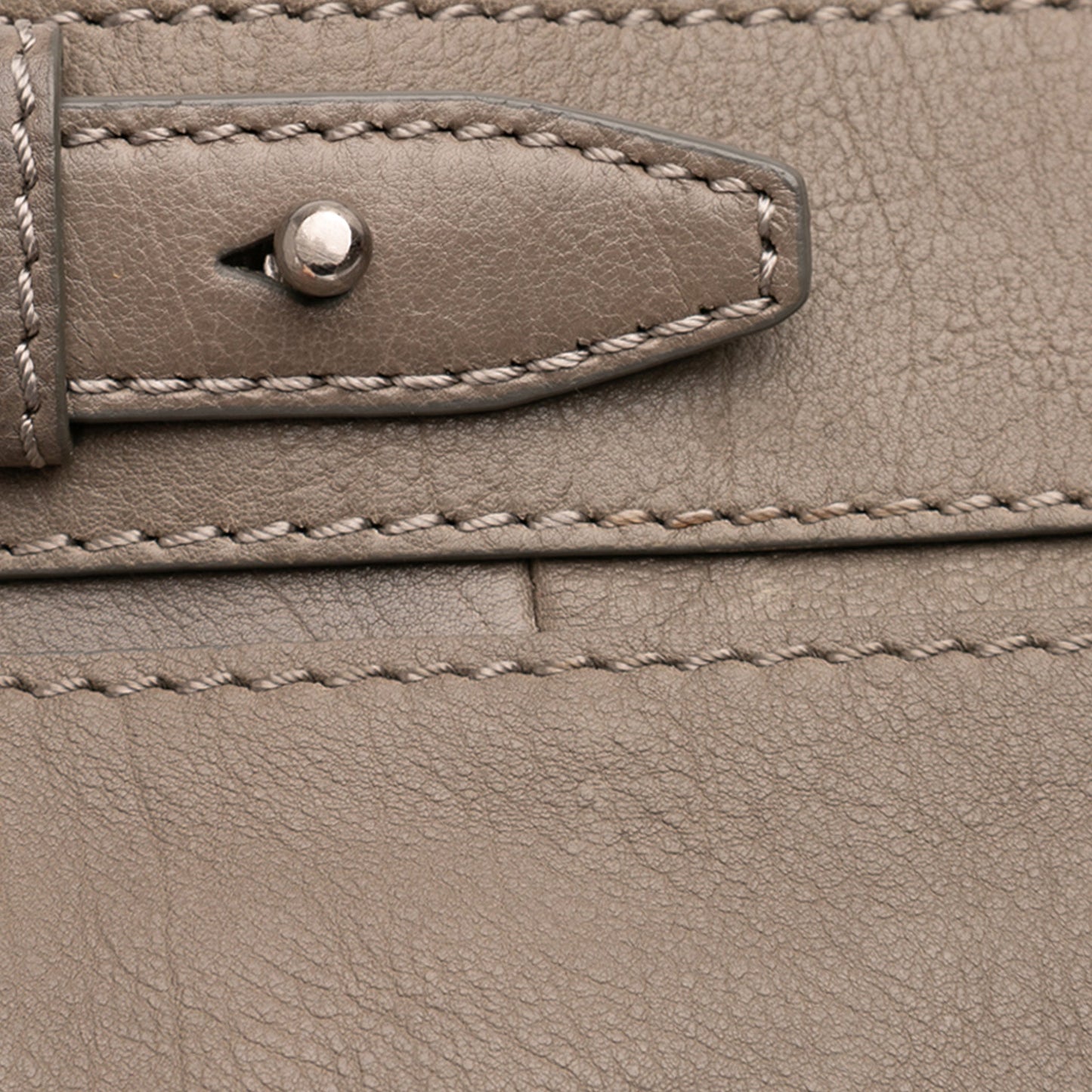 Leather Fold Over Trunk Adele Clutch