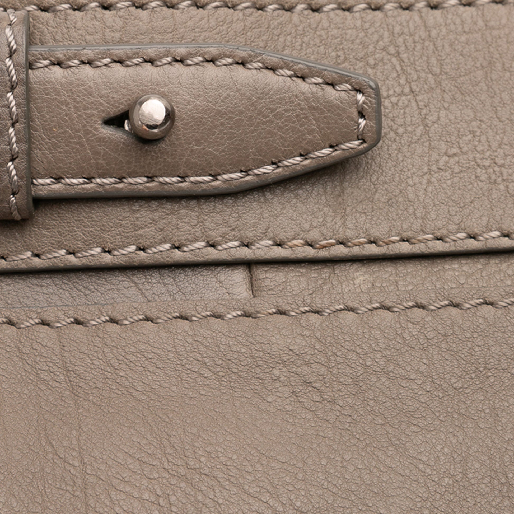 Leather Fold Over Trunk Adele Clutch