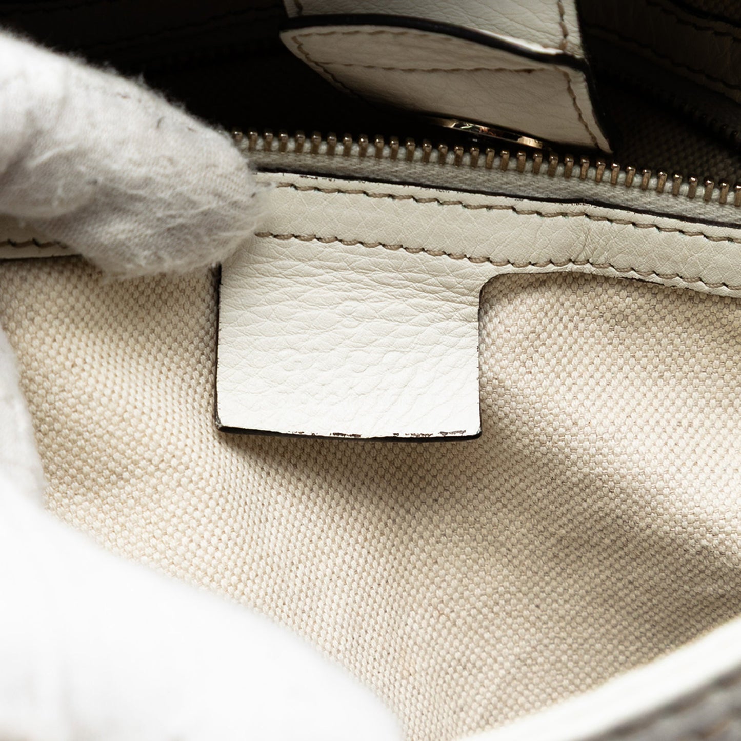 Gucci Medium Pebbled Calfskin Web Heritage Shoulder Bag