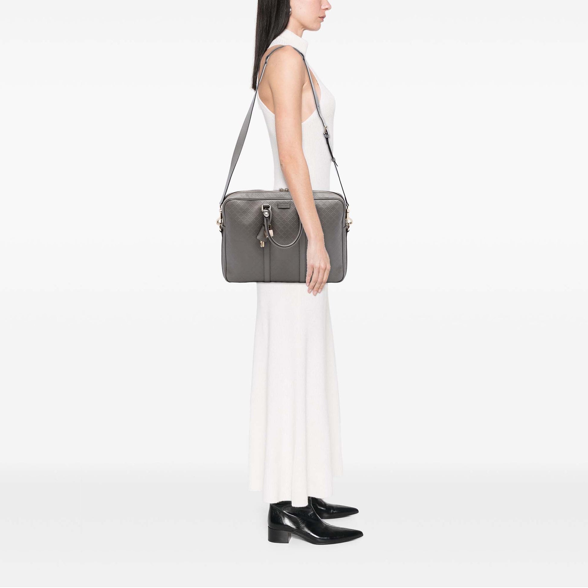 Gucci Diamante Calfskin Business Bag