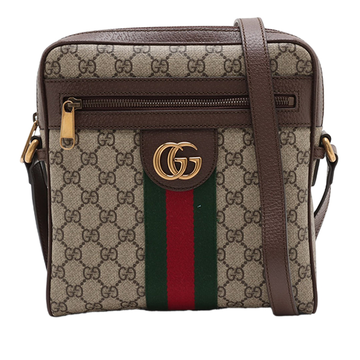 Gucci Small GG Supreme Web Ophidia Messenger Bag