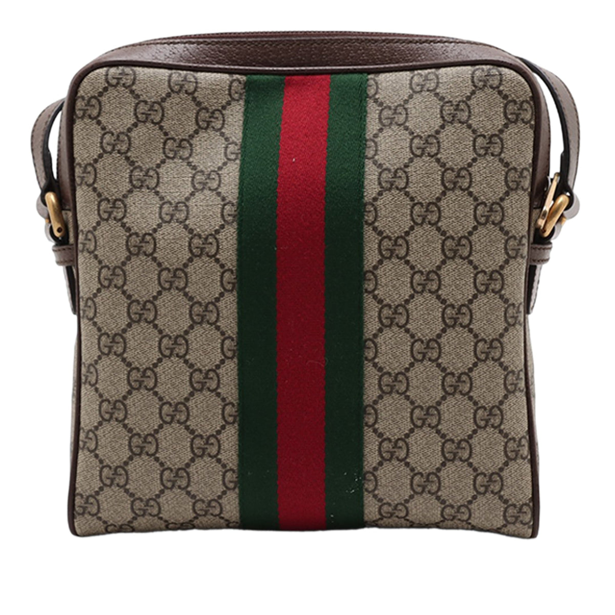 Gucci Small GG Supreme Web Ophidia Messenger Bag