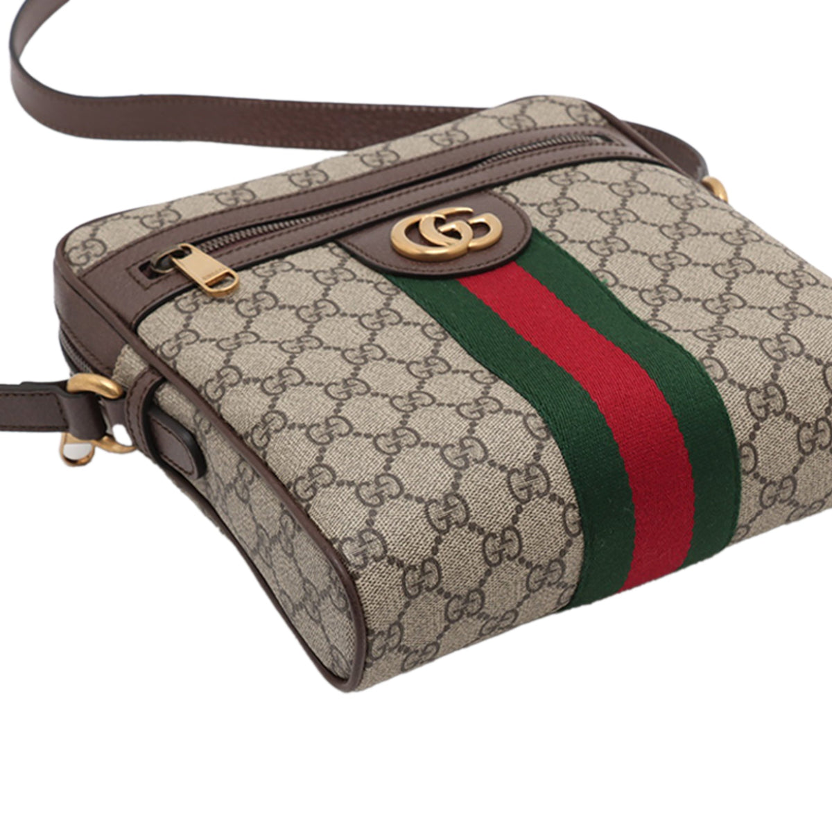Gucci Small GG Supreme Web Ophidia Messenger Bag