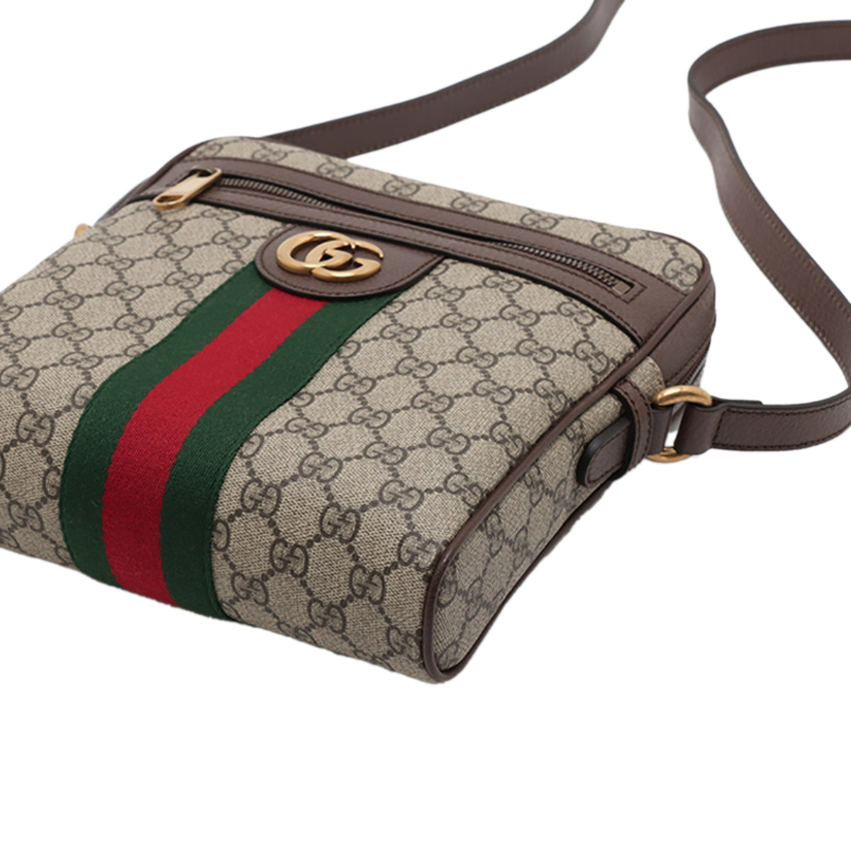 Gucci Small GG Supreme Web Ophidia Messenger Bag