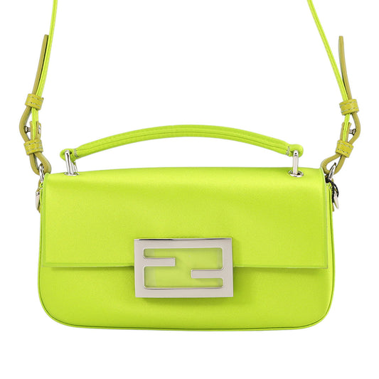 Fendi Silk Baguette Phone Pouch Satchel