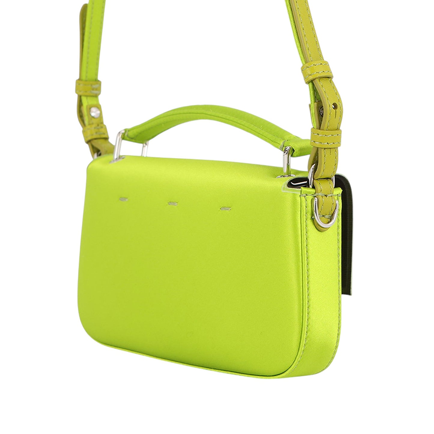 Fendi Silk Baguette Phone Pouch Satchel