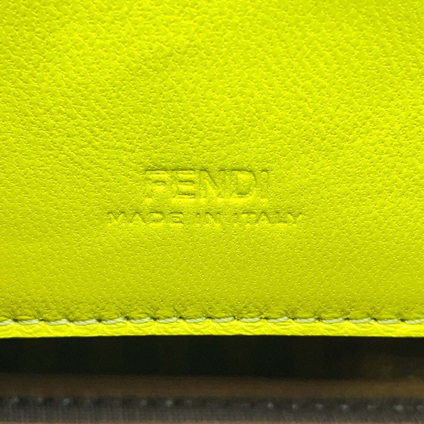 Fendi Silk Baguette Phone Pouch Satchel
