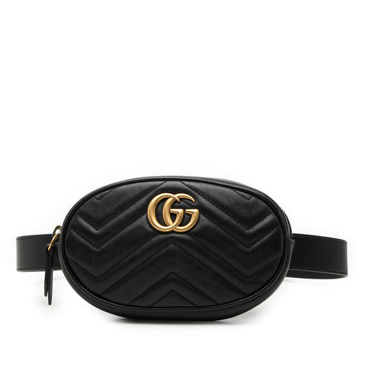 Gucci GG Marmont Matelasse Leather Belt Bag