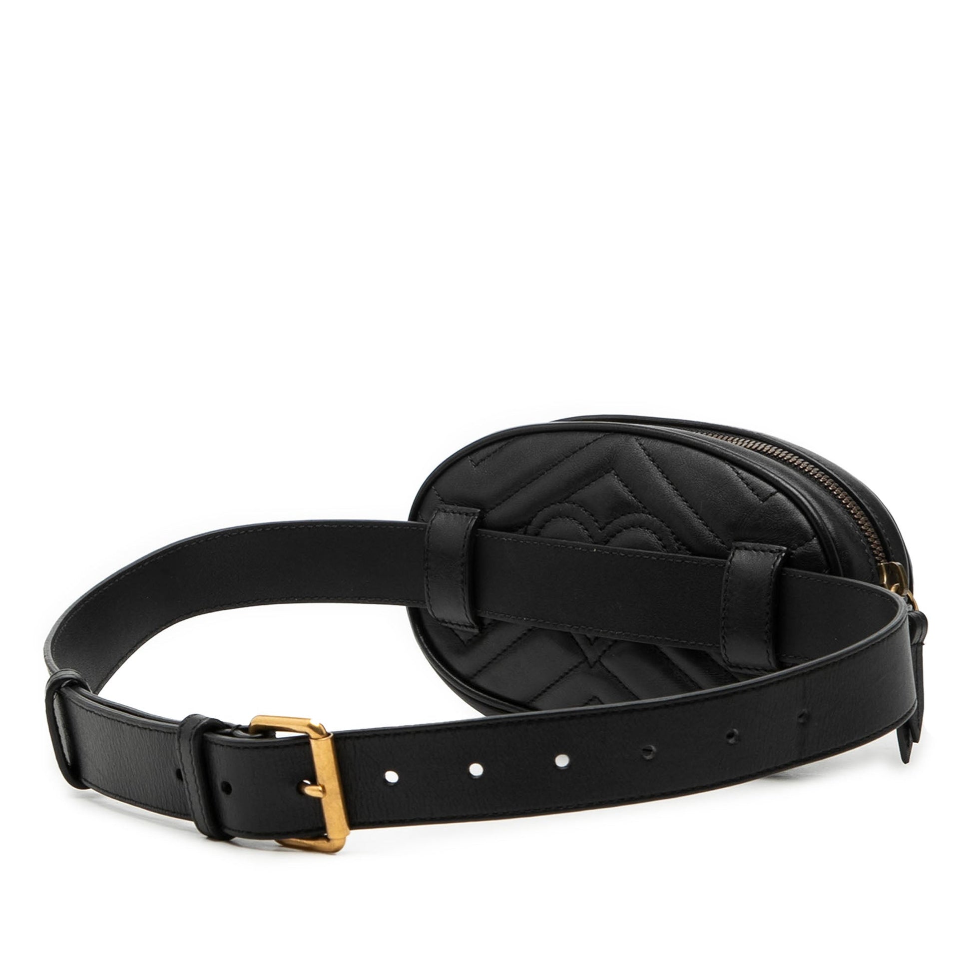 Gucci GG Marmont Matelasse Leather Belt Bag