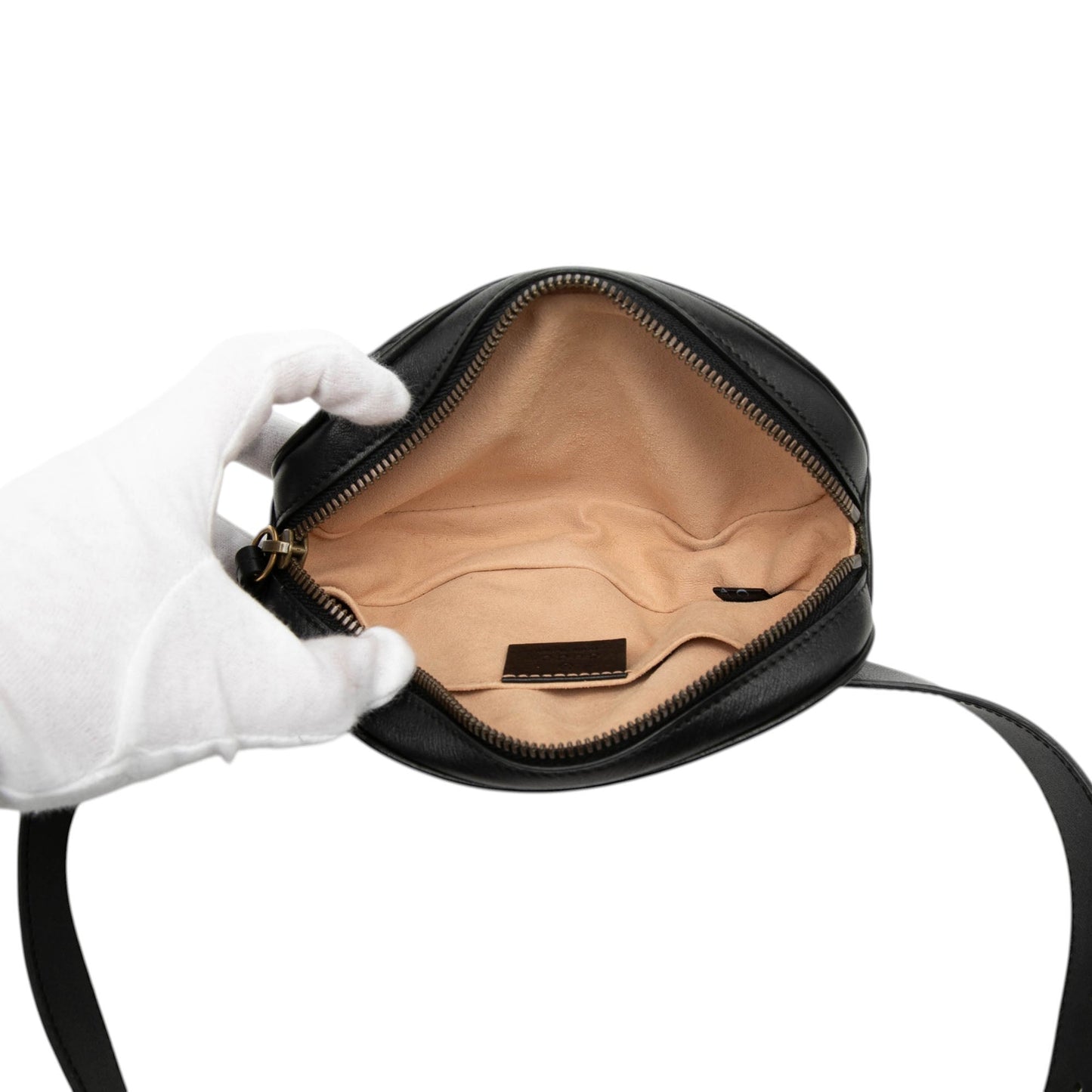 Gucci GG Marmont Matelasse Leather Belt Bag