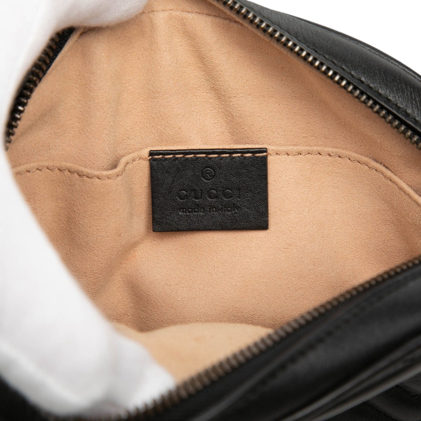 Gucci GG Marmont Matelasse Leather Belt Bag