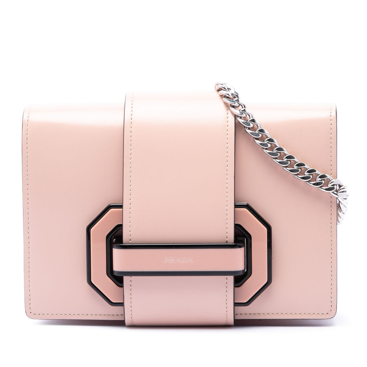 Prada City Calf Plex Ribbon Crossbody