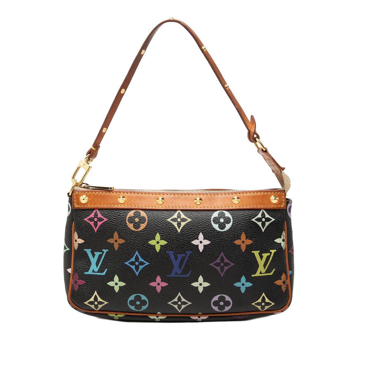 Louis Vuitton Monogram Multicolore Pochette Accessoires — Black