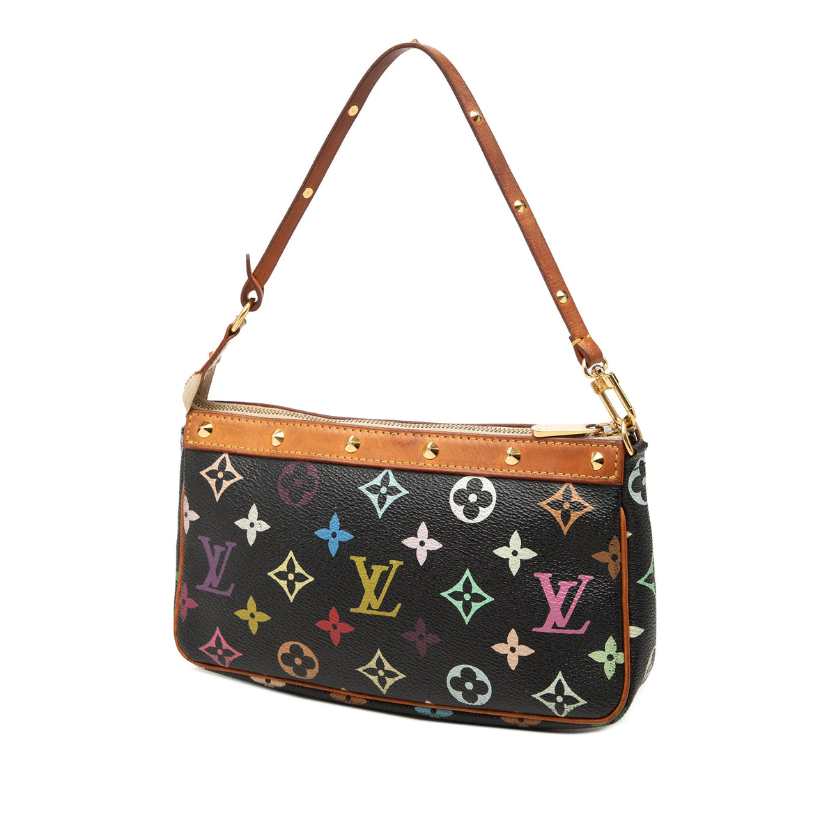Louis Vuitton Monogram Multicolore Pochette Accessoires — Black