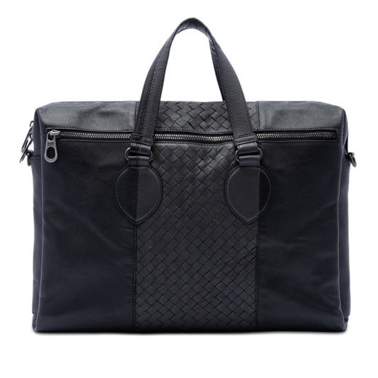 Bottega Veneta Bicolor Nappa Intrecciato Briefcase