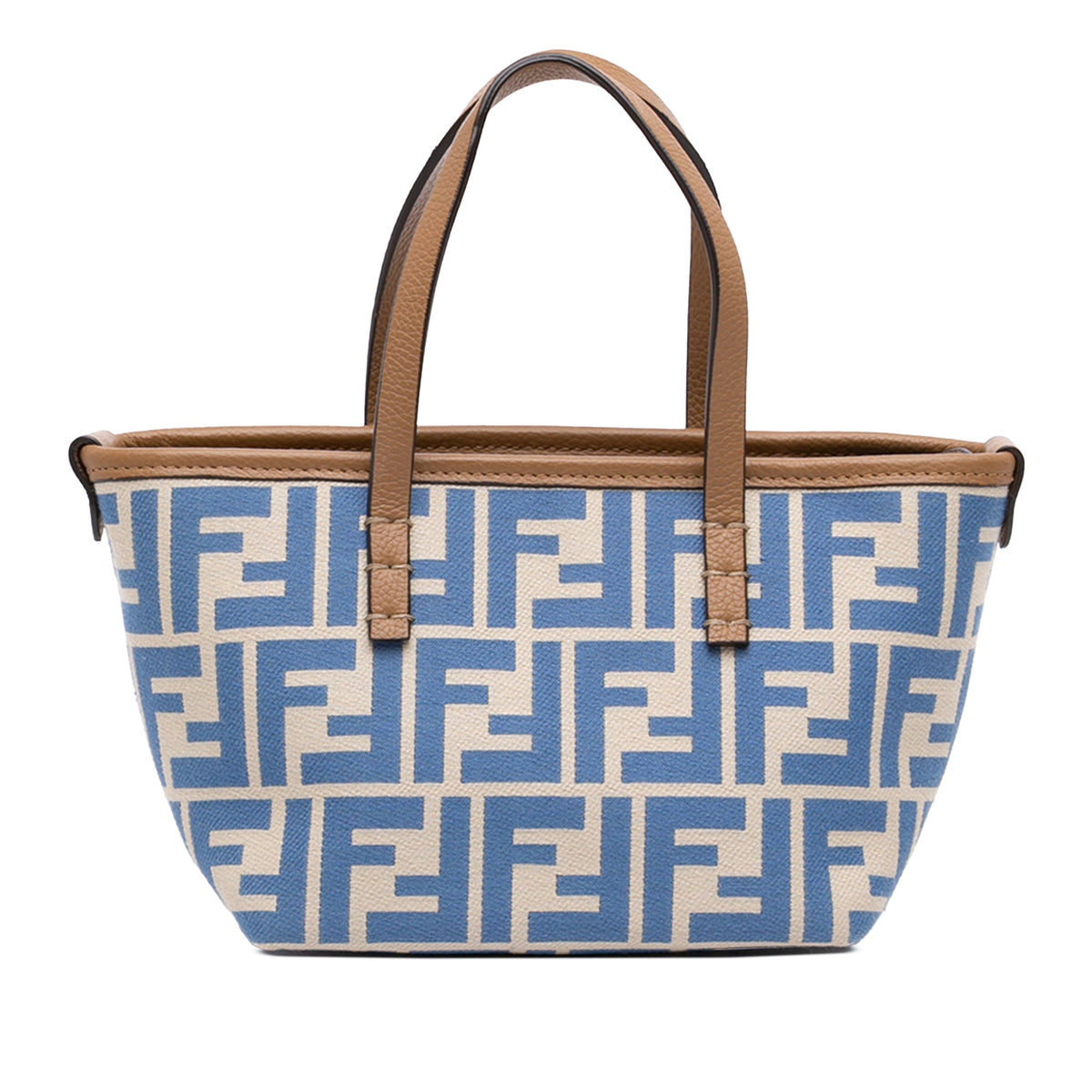 Fendi Mini Zucca Jacquard Roll Satchel
