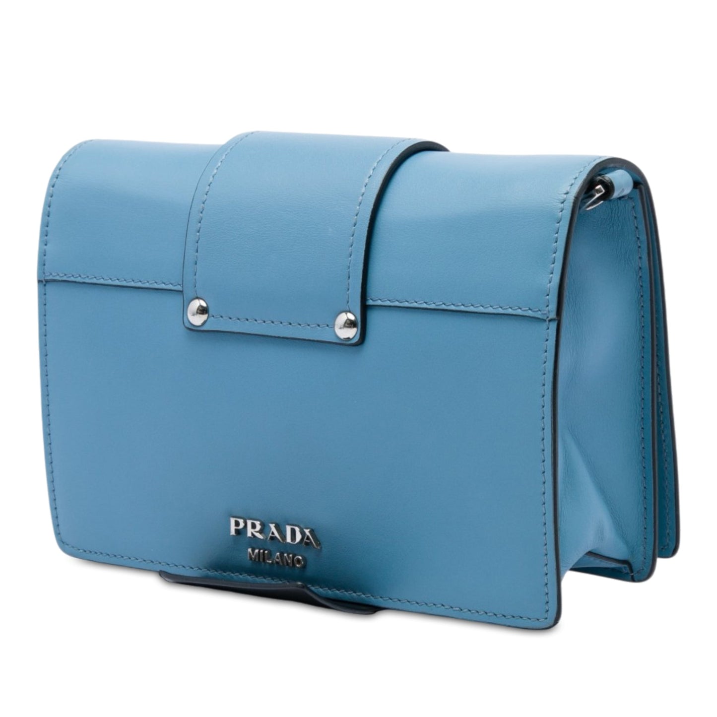 Prada City Calf Plex Ribbon Crossbody