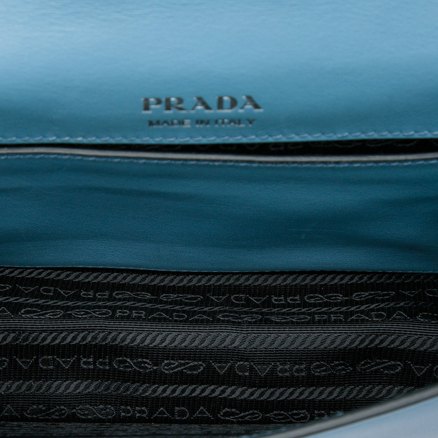 Prada City Calf Plex Ribbon Crossbody