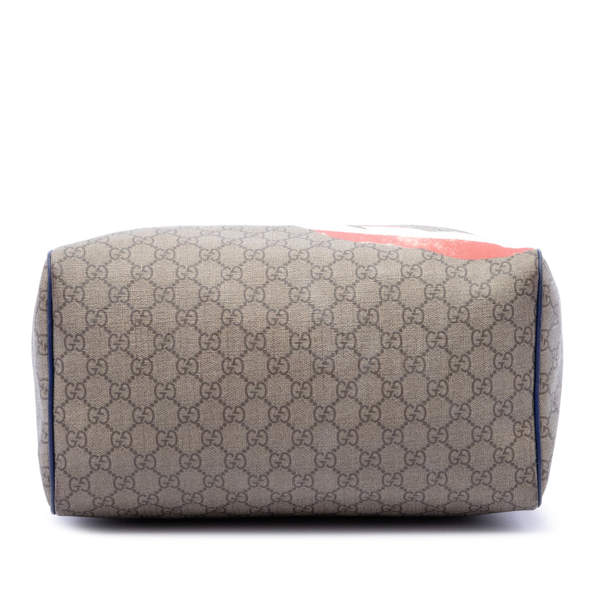 Gucci Unicef Medium GG Supreme American Flag Joy Boston Bag — Beige