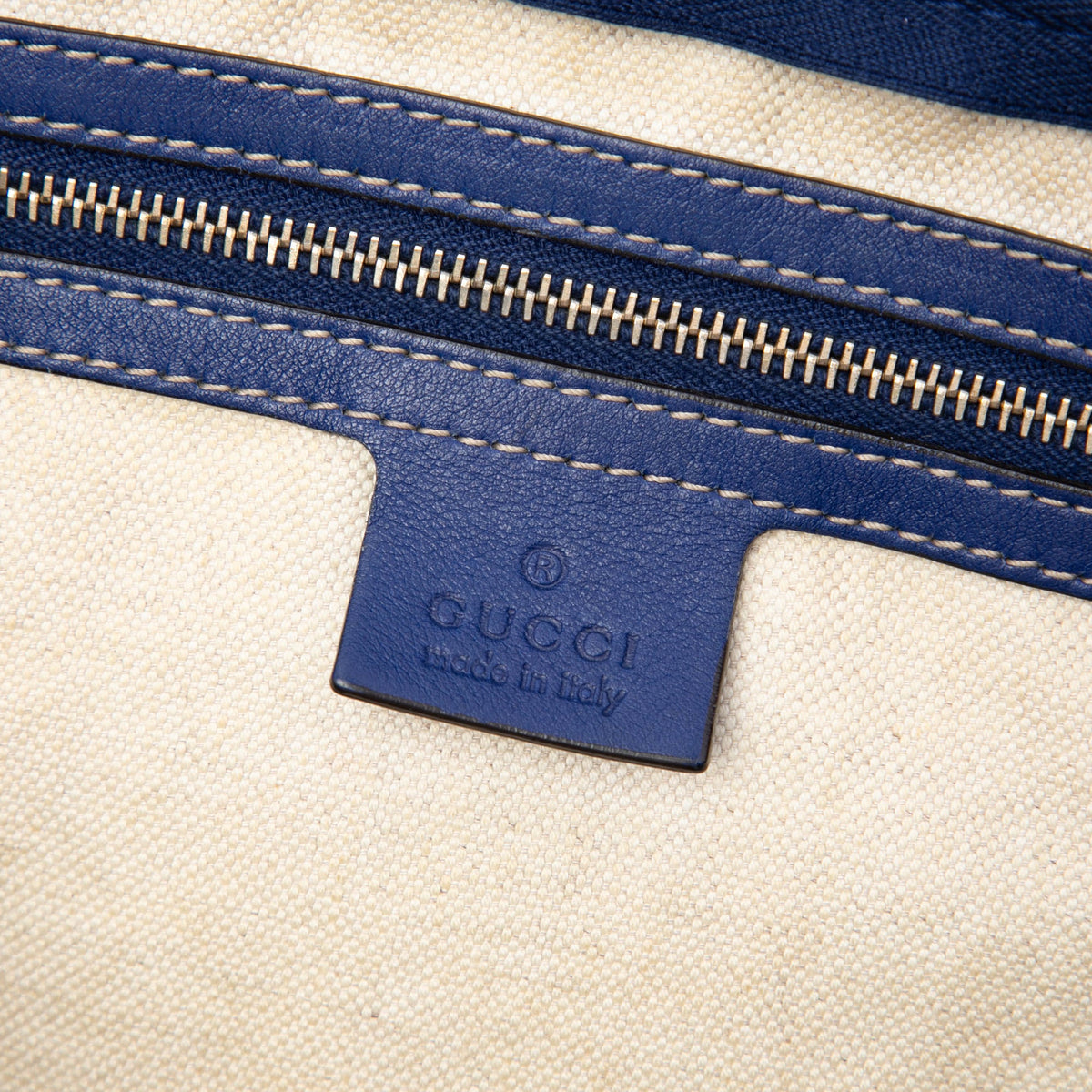 Gucci Unicef Medium GG Supreme American Flag Joy Boston Bag — Beige