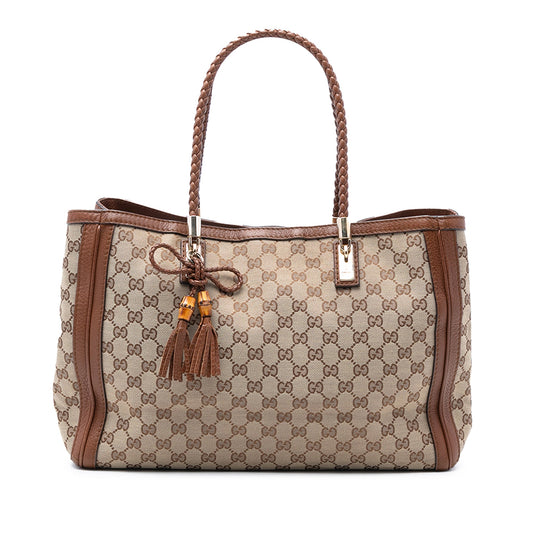 Gucci Medium GG Canvas Bella Tote