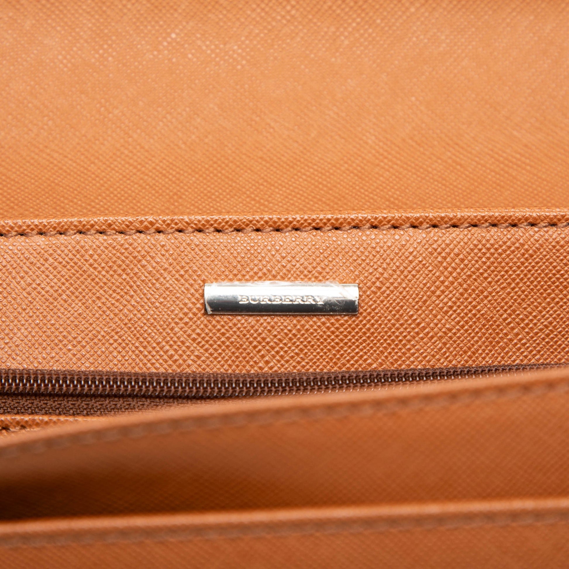 Burberry Leather Envelope Clutch